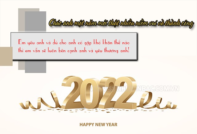 lời chúc mừng năm mới 2022 cho người yêu